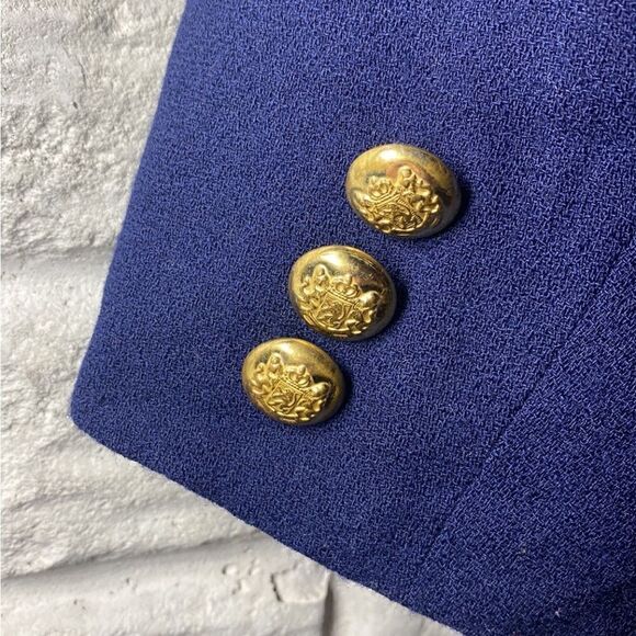 ⭐️Herbert Grossman Navy blue Jacket Women's Size Large - Picture 6 of 7